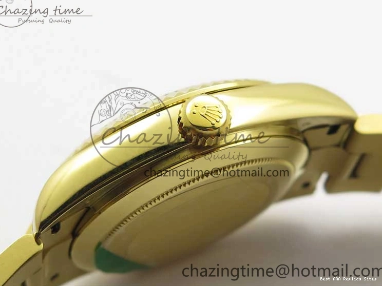 Best AAA Replica Sites YG 326934 Sky-Dweller YG on TravelReady Bracelet 2785 Dial A23J Gold AIF to 1217